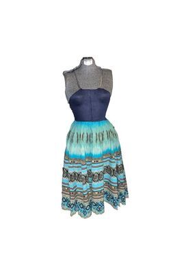 Women's Abria skirt Blue Brown Size 2